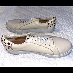 Kaanas leather & calf hair sneakers